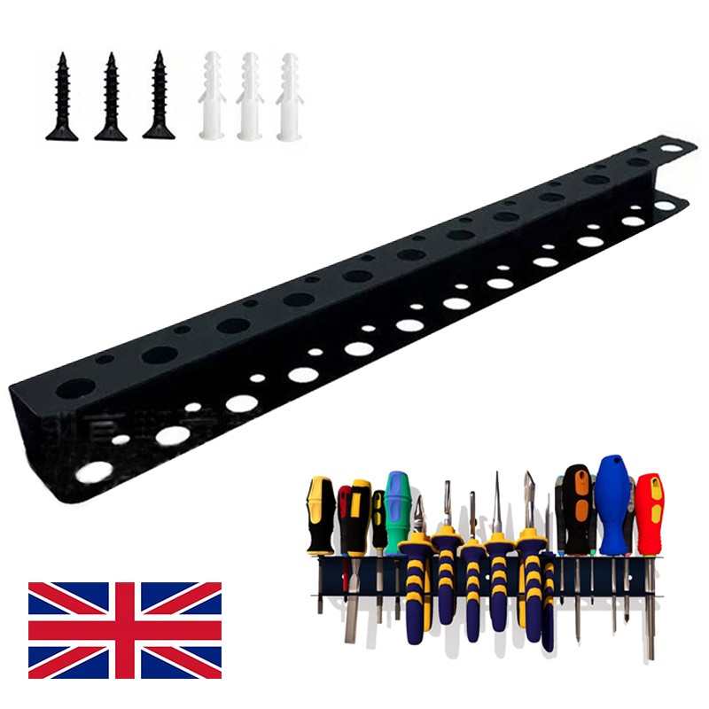 Screwdriver Holder Wall Mounted Pliers Organizer Garage Storage-Rack — image 6