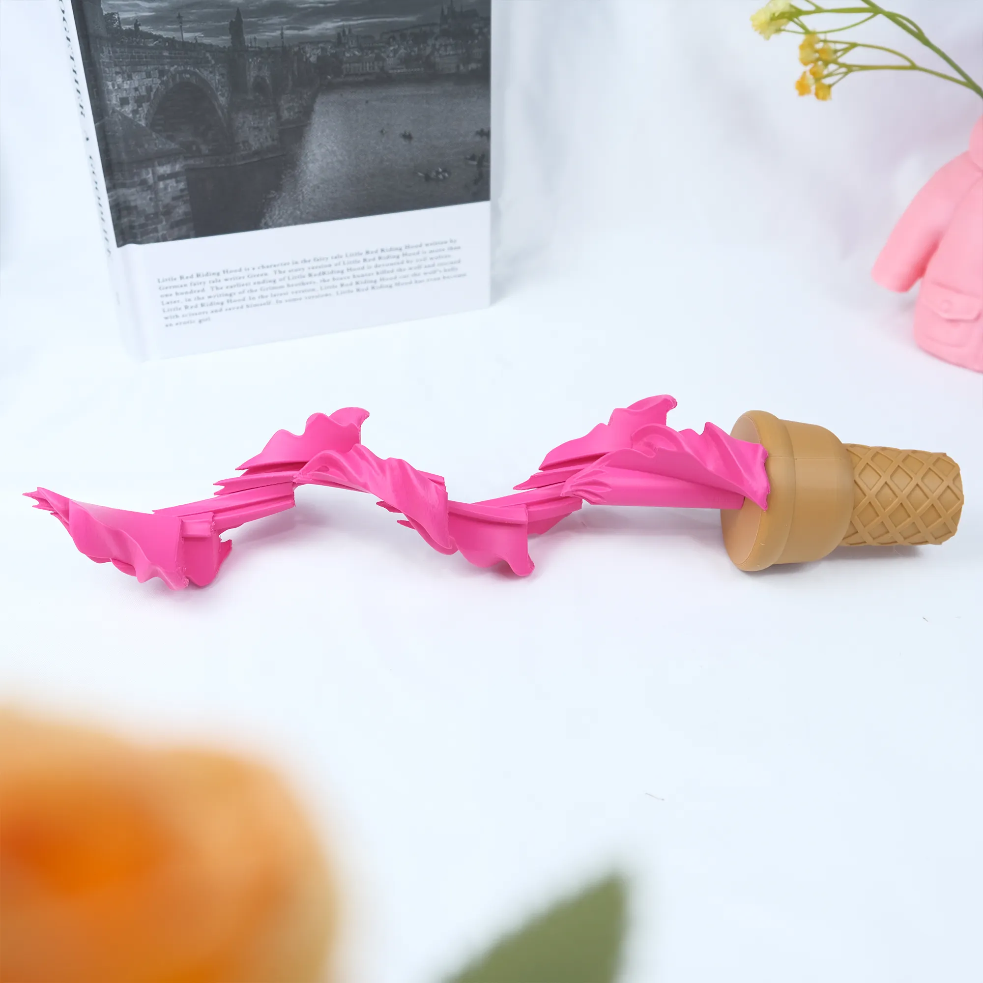 3D Printed Deformable Ice Cream Sword Ornament