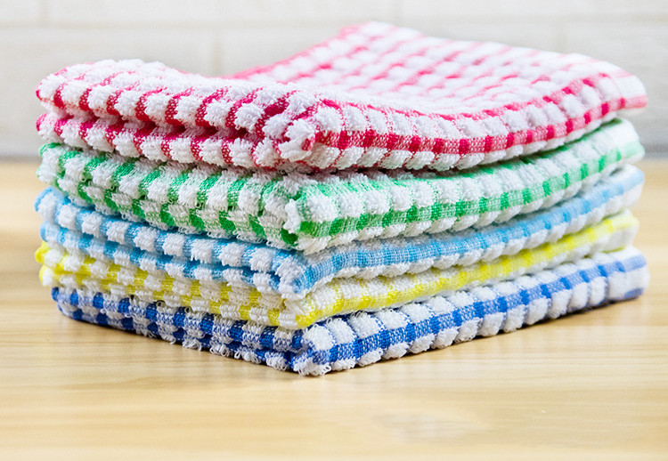 Title 5, Pure cotton dish cloth for kitchen use, does no...