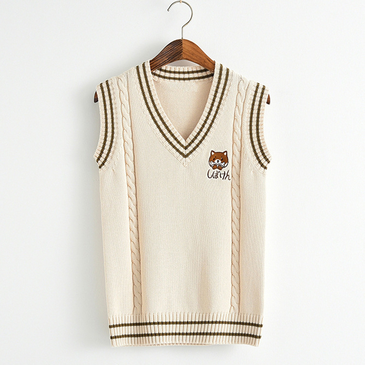 Title 6, Embroidery Couple Knit Jk Uniform Women