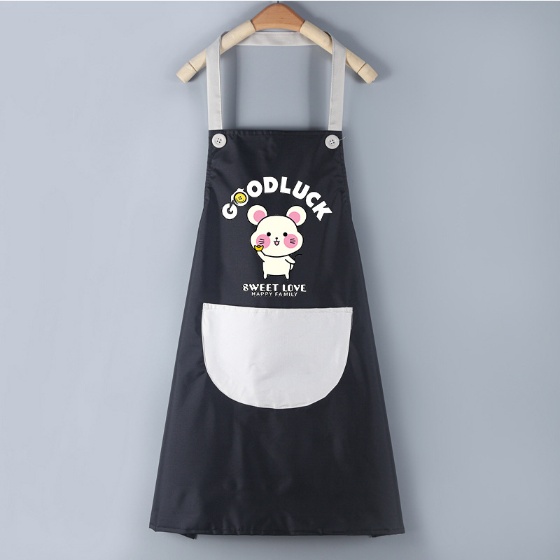 Title 11, Waterproof PVC Waistband Cartoon Apron Cleaning...