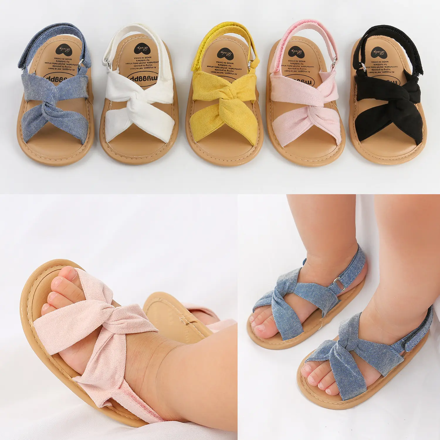 Baby Sandals Hollow Soft Cloth Bottom Princess