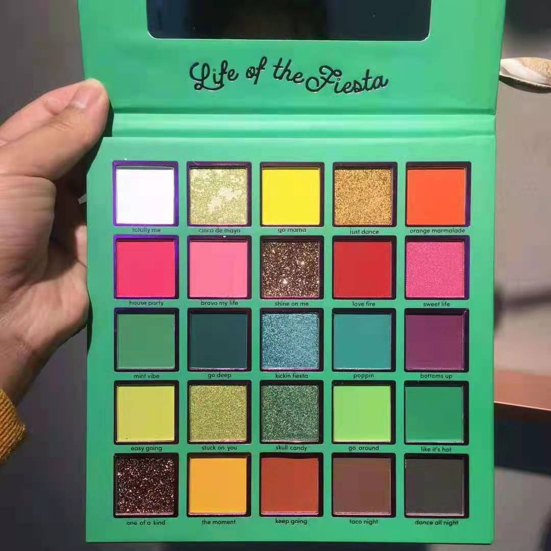 25 Color Eyeshadow Palette Red Girl Mashed Potatoes Green - Shop at LoveMi