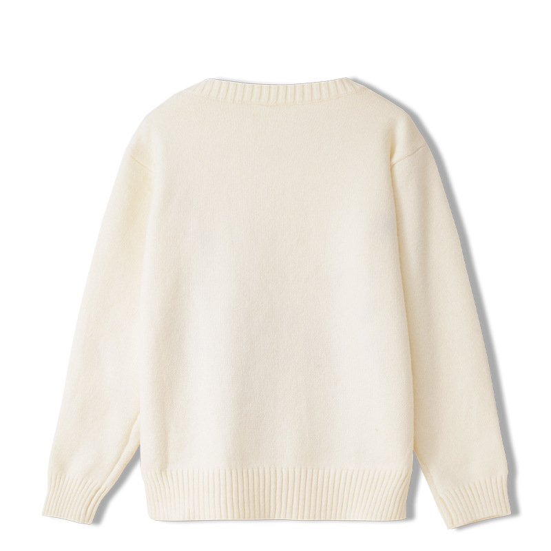 Title 7, Long Sleeve Round Neck Loose knit Sweater