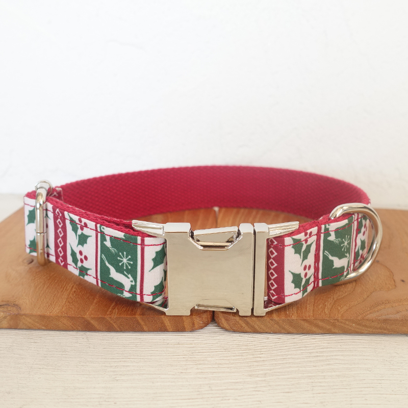 Christmas deer collar