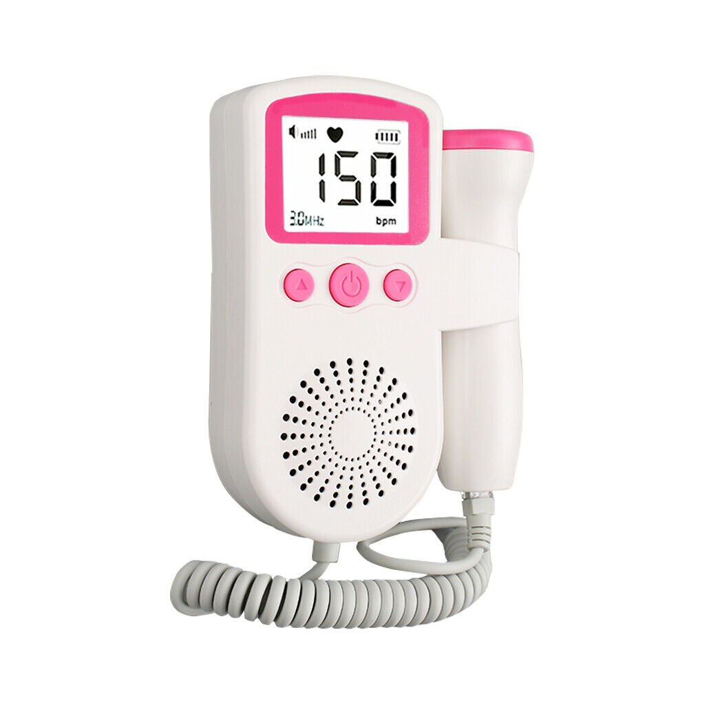 Fetal Doppler Detector Baby Heart Beat Rate Probe Prenatal Monitor Ultrasonic — image 8