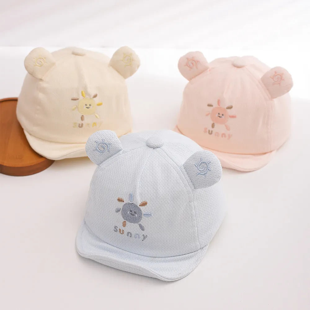 Summer Baby Mesh Breathable Sunshade Soft Brimmed