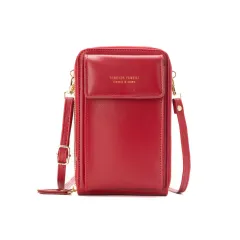 Women's Coin Purse One-shoulder Diagonal Bag - Red - View 1