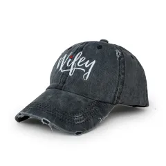 Men's Autumn Sunshade Wide Brim Peaked - Black - View 1