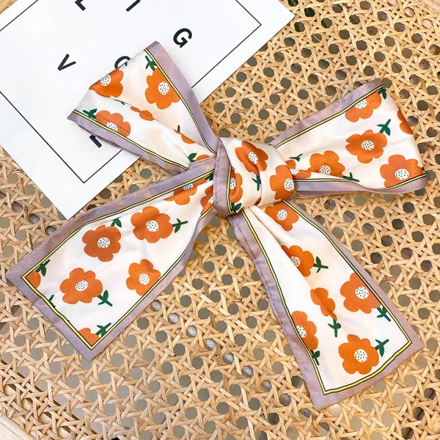 All match Go Out Headdress Girls Wash Face Headband Women Orange Flowers - Shop at LoveMi