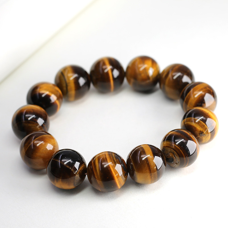 Yellow Tiger's Eye Bracelet Natural Men's And Women's