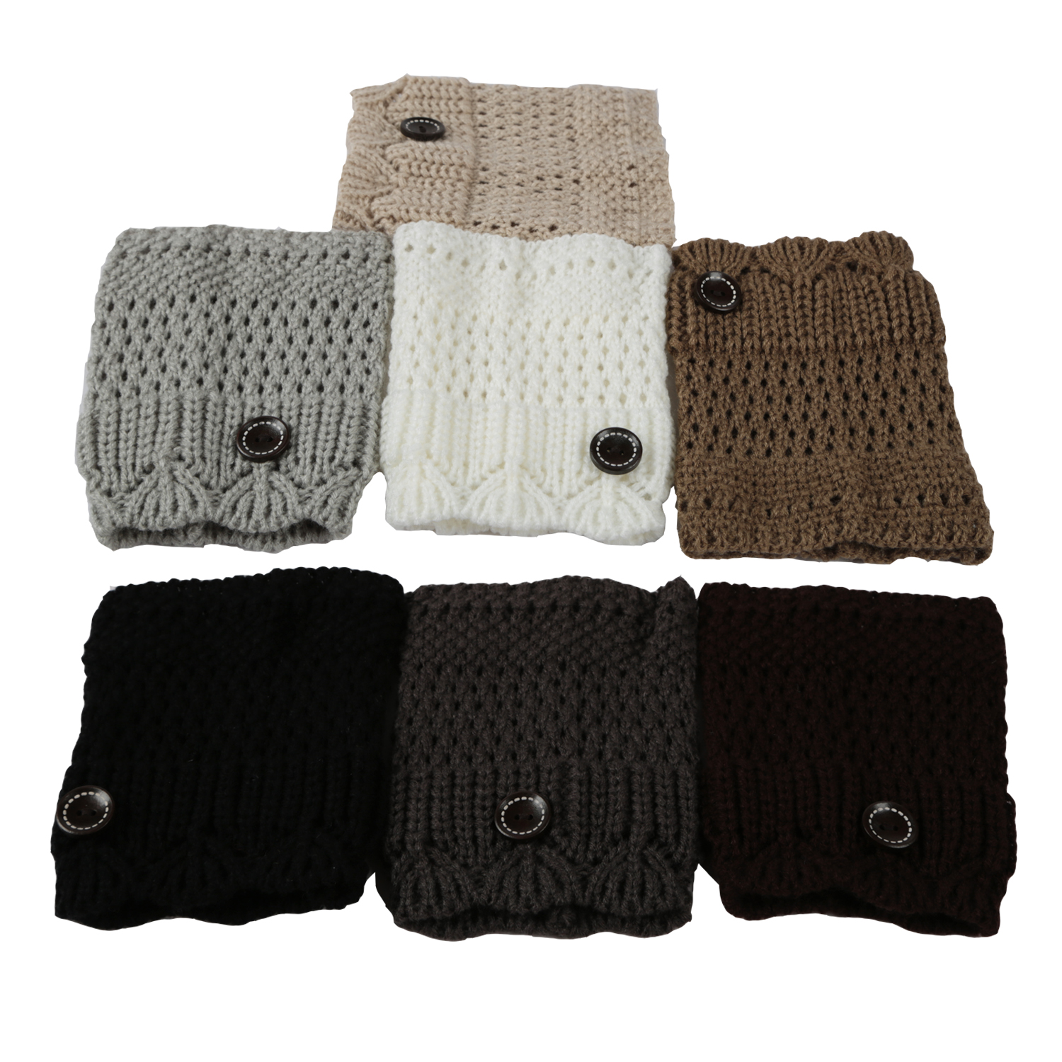Warm Women Winter Crochet Knit Leg Warmers