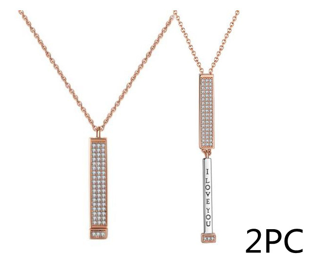 Explosive Trend Sweet Personality Necklace Zircon Inlaid Diamond Fashion Pendant Jewelry
