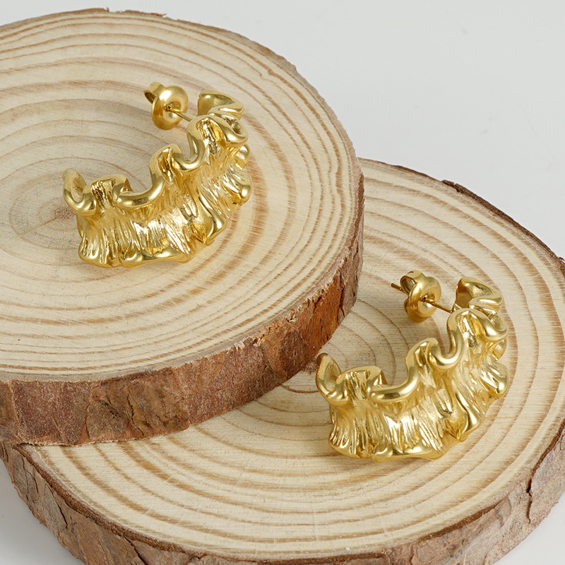 Irregular Asymmetric Ins Earrings For Women