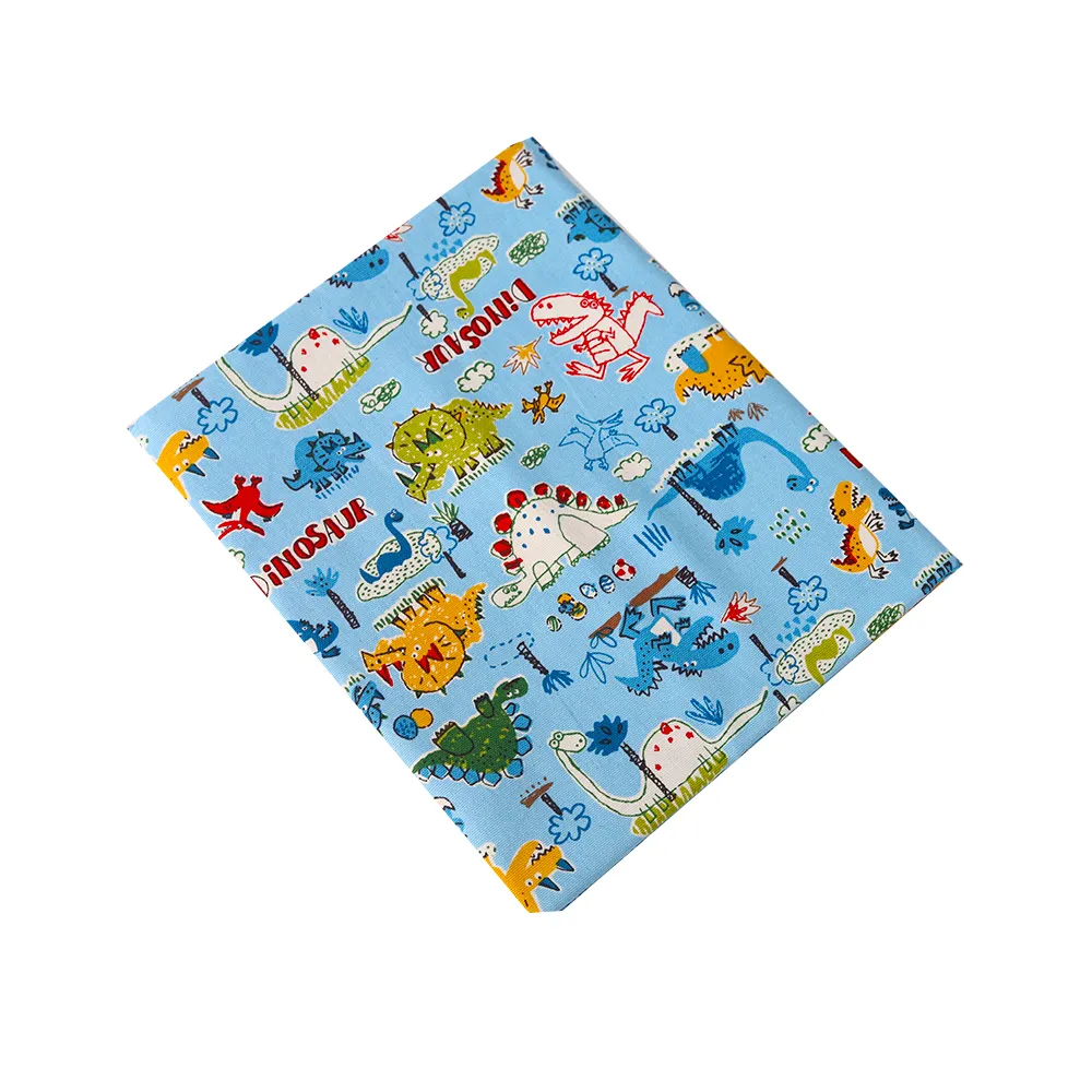 Cotton Cartoon Cute Dinosaur Fine Canvas Diy