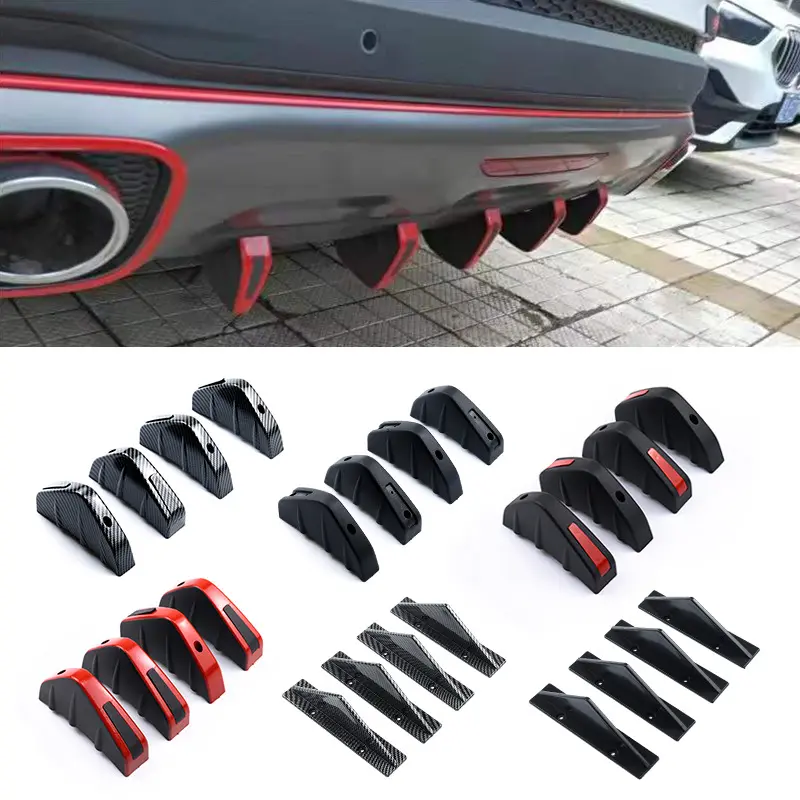 Automotive Universal Triangle Rear Spoiler Carbon Fiber