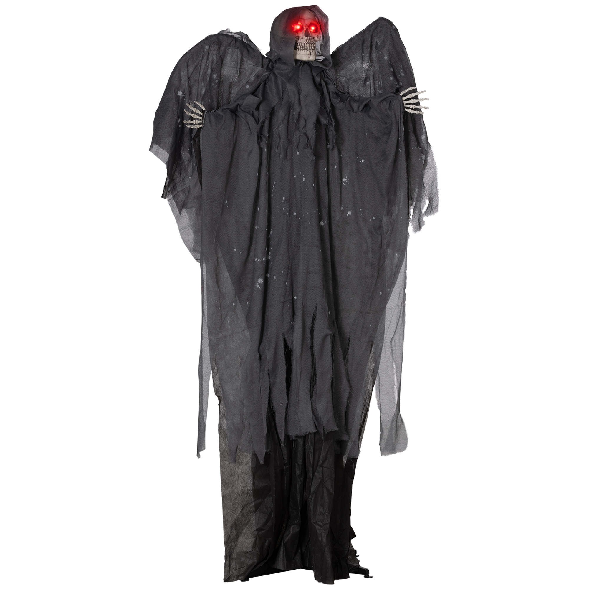 6.3 grim reaper halloween mechanical doll, with glowing eyes