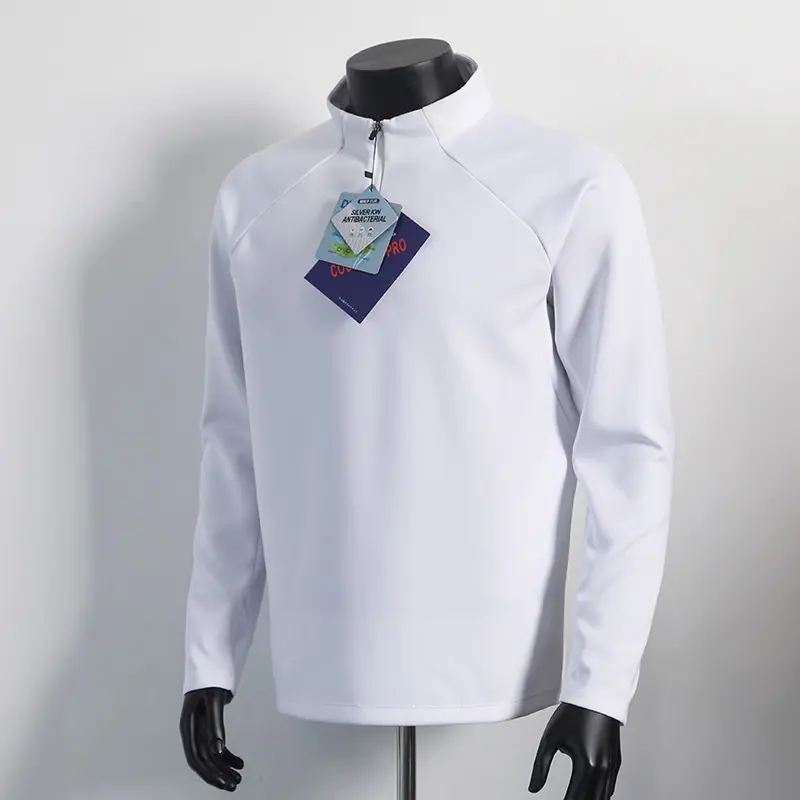 Men's Mock Neck Thermal Long Sleeve Pullover