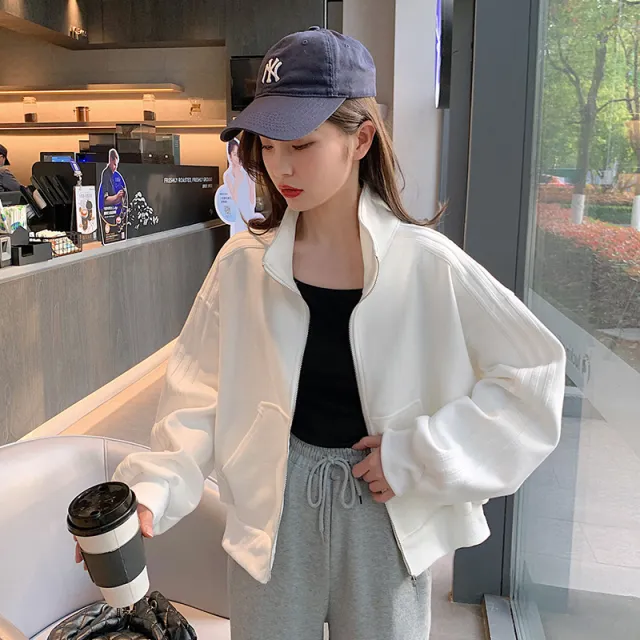 Xiaoxiangfeng Leisure Sports Autumn Coat White - Shop at LoveMi