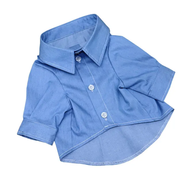 Law Fighting Clothes Spring And Summer New Products Shirt Suit Denim Blue - Shop at LoveMi