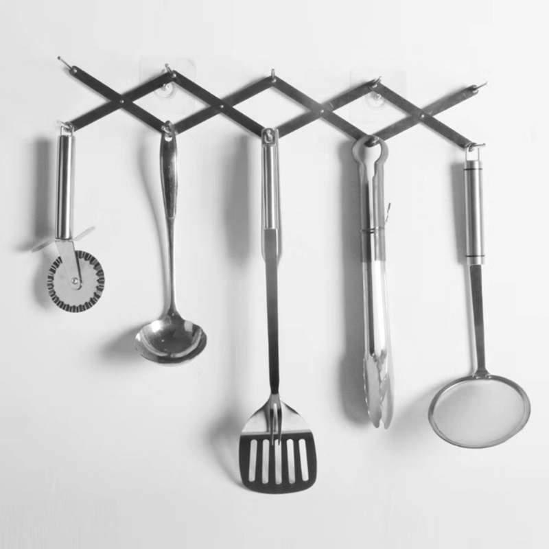 Stainless Steel Telescopic Rack Folding Kitchen Storage Dish Rack