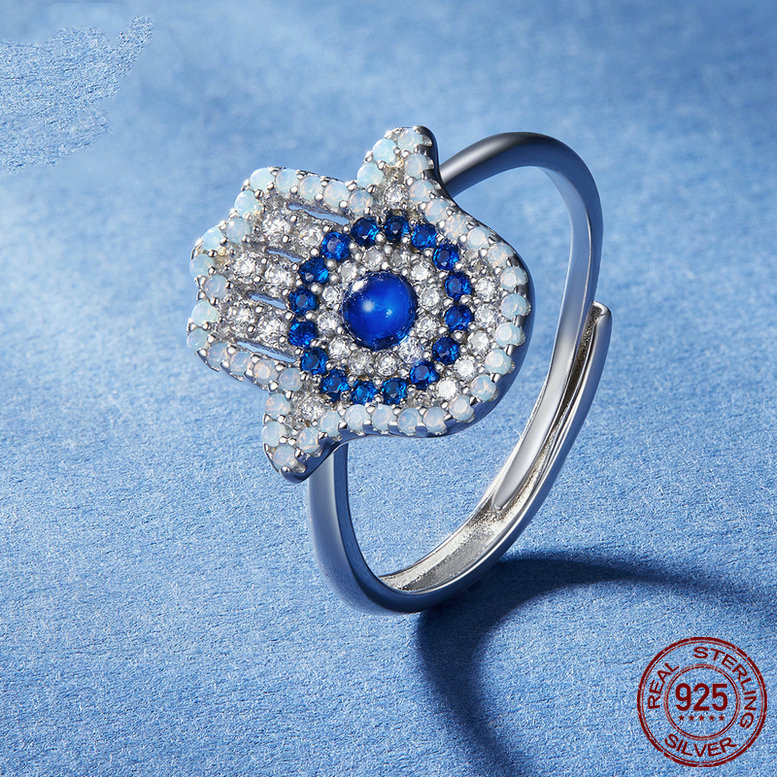 Sterling Silver S925 Famati's Hand Guard Ring
