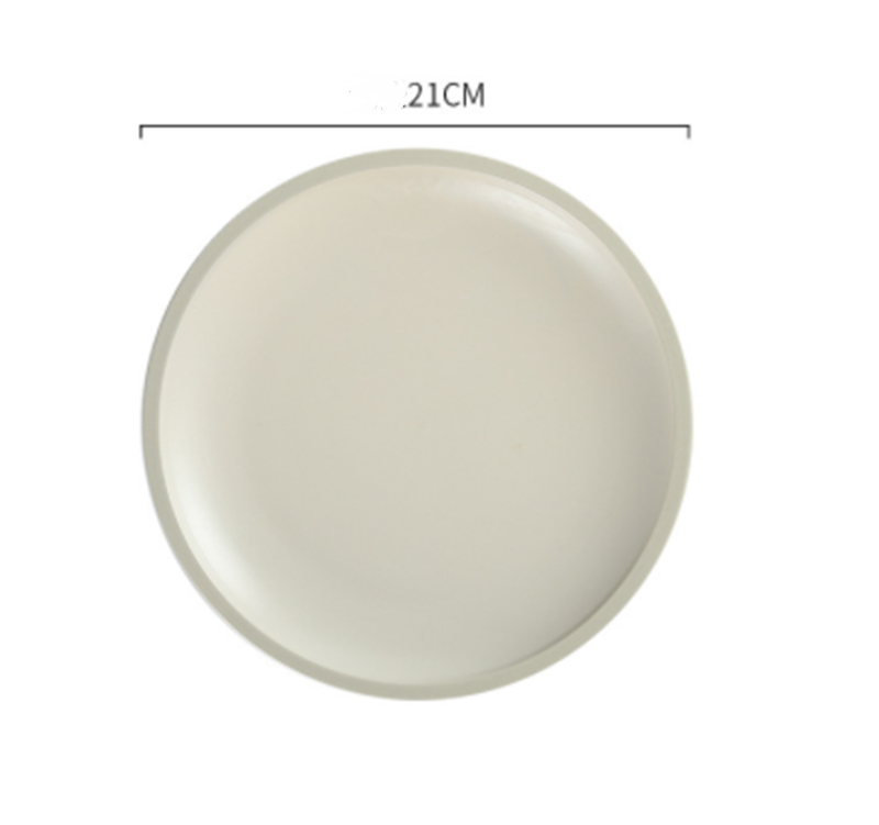 Title 6, Morandi Ceramic Matte Western Dinner Plate Hous...