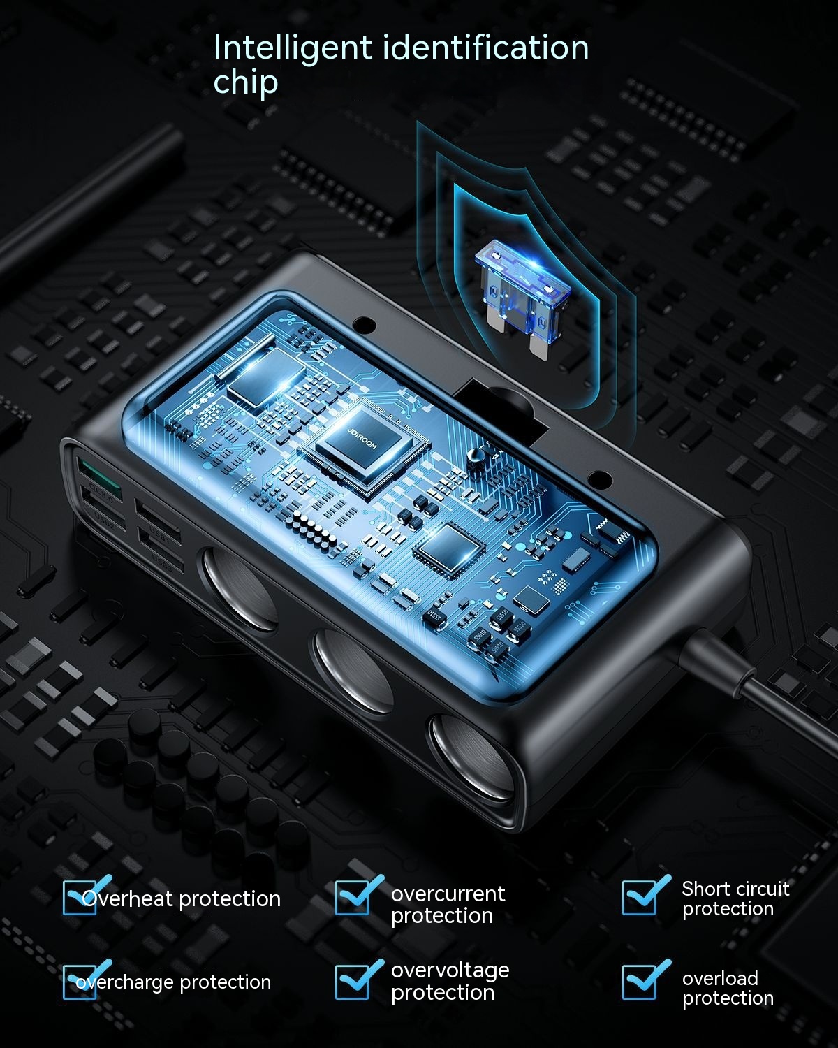 Multi-port Car Mobile Phone Charger - Image 8
