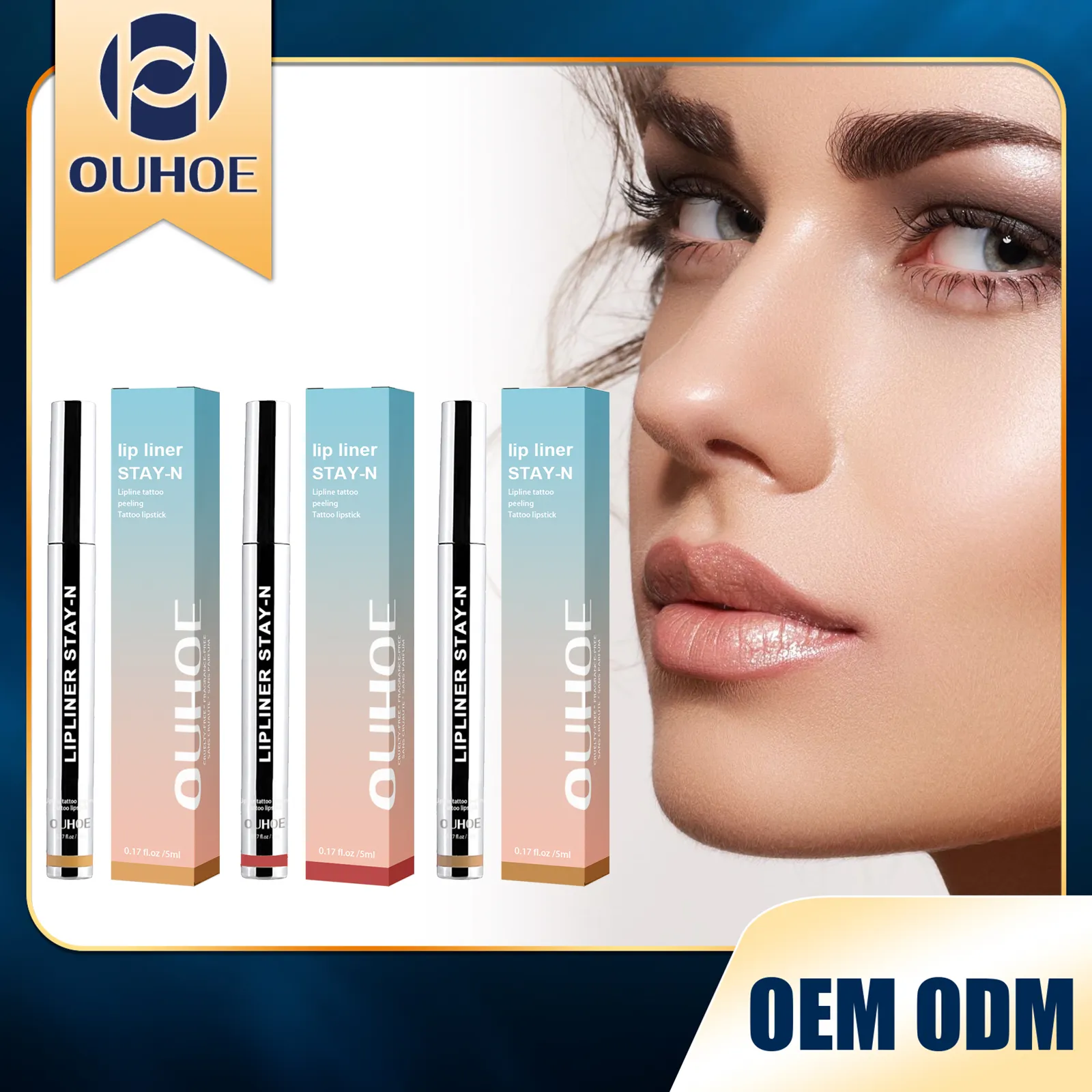 Peel-off Lip Liner Burgundy