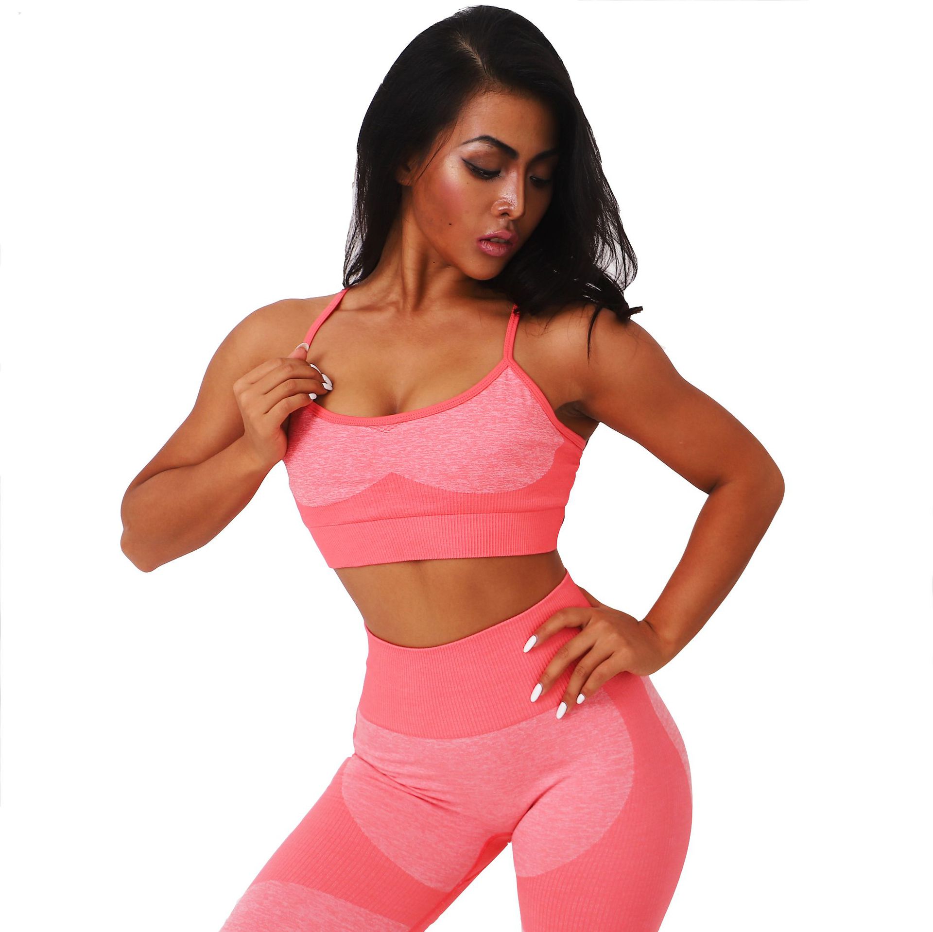 Title 6, Seamless yoga bra sports fitness underwear