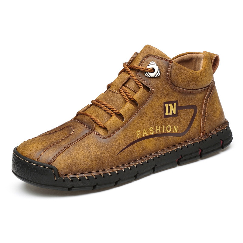 Title 7, Outdoor sportieve leren high-top schoenen antis...