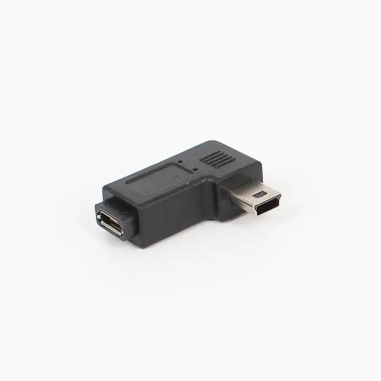 Mini5p Male to Micro Female OTG Adapter T Port