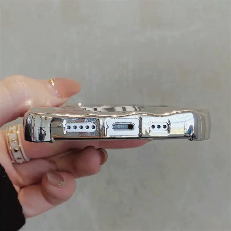 Electroplated Tin Foil Phone Case Wrinkle