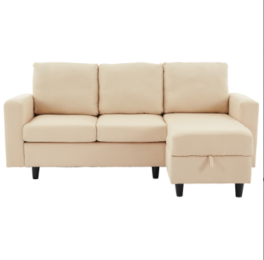L-Shaped Sofa With Storage, 3 Seater Corner USB, LED Lights, Couches Side — image 9