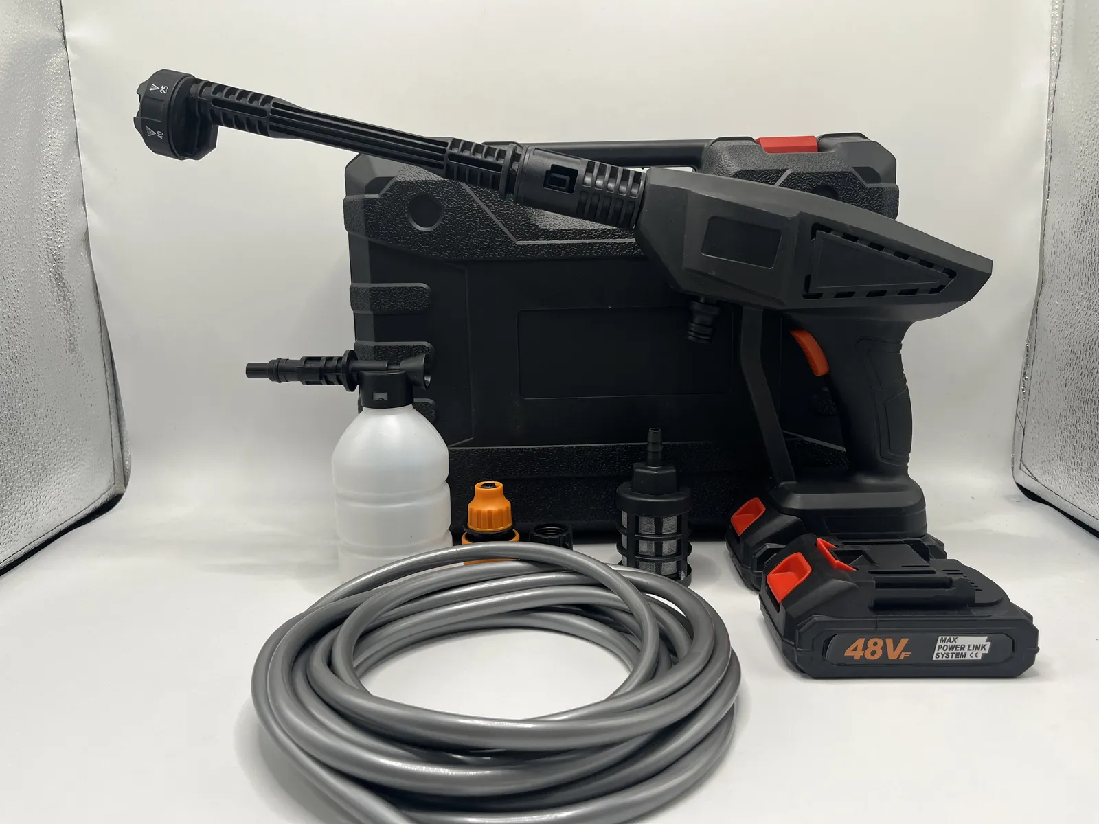 2 Battery Cordless Car Washer W Box