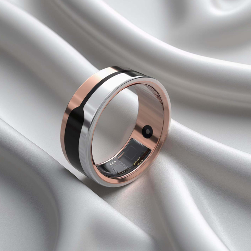 Smart Ring Health Tracker Fitness Ring Heart Rate Blood Oxygen Sleep Monitor Smart Ring For Men Women — foto 2