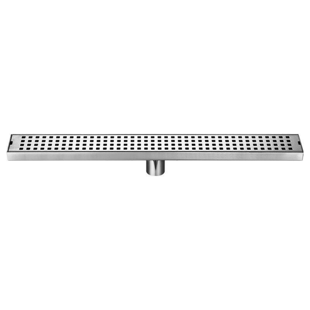 60CM Gully Waste Trap Wet Room Linear Shower Floor Drain Stainless Steel Channel