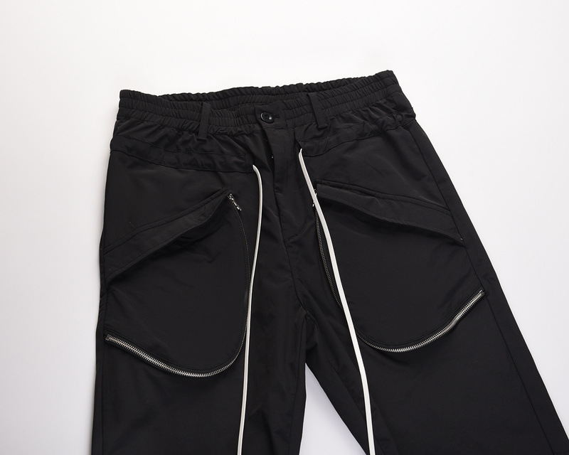 Title 7, Drawstring Pants Elastic Waist Pants Zip Fashion