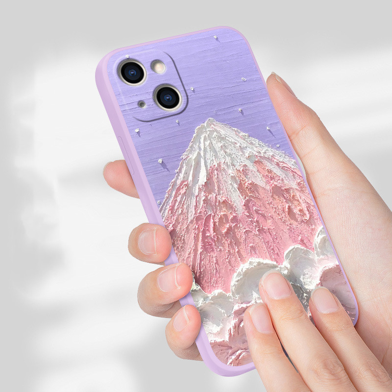 Mobile Phone Shell Oil Painting Art Personality Fashion