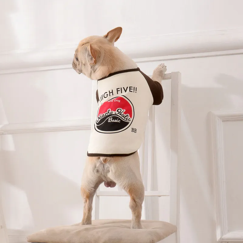 Clothes Pet Teddy Dog Fighting Two Leggings - Khaki