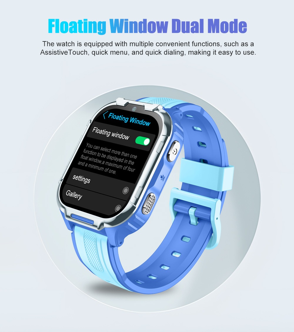 4G Kids Smart Watch With GPS Tracker, Video Call, SOS Safety Alert, WiFi Positioning, Camera, Sleep Monitor Pedometer Smartwatch For Boys And Girls
