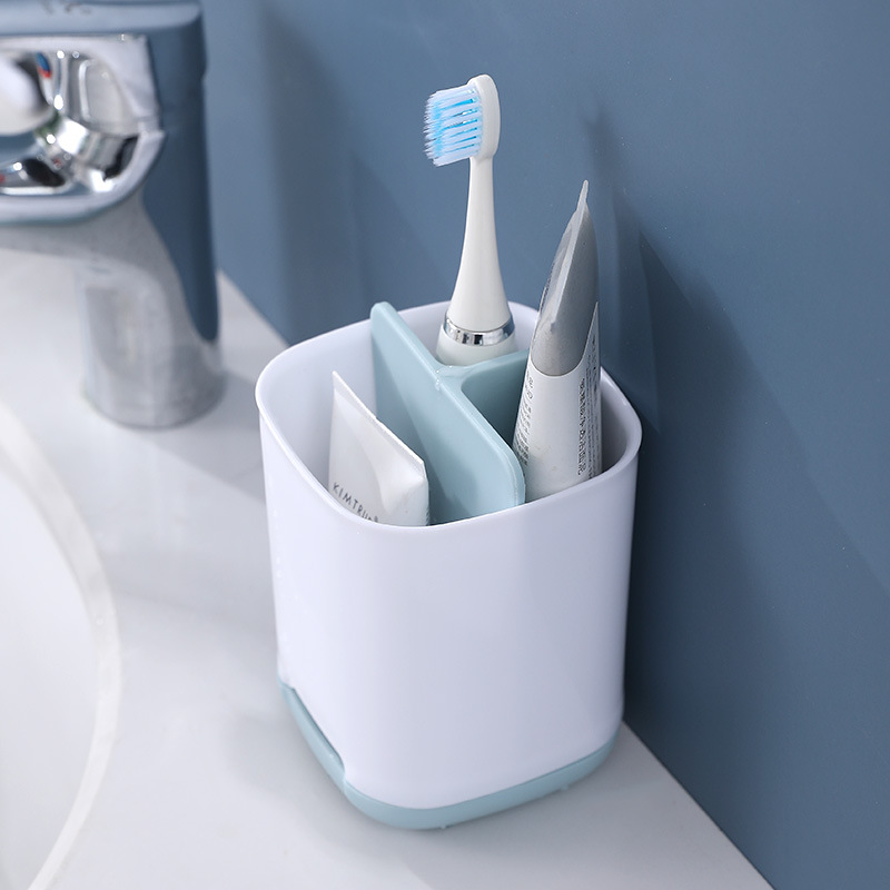 Title 3, Bathroom Toothpaste Storage Compartment Cosmeti...