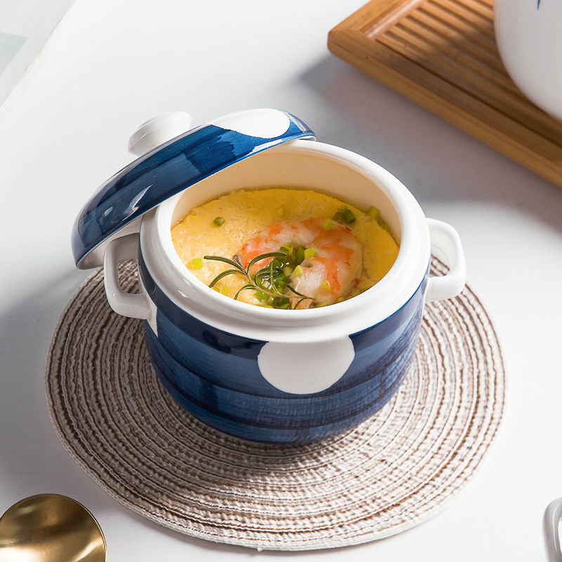 Title 4, Japanese Style Hotel Ceramic Stew Pot With Lid