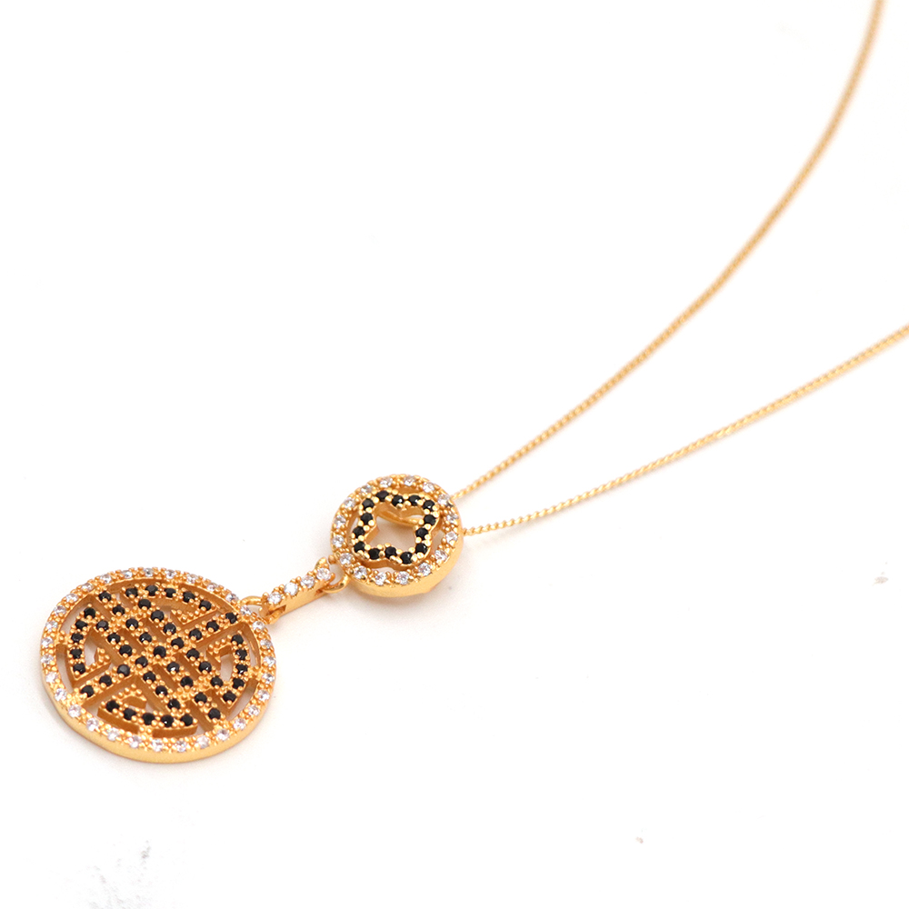 Necklace Korean Fashion Niche Hollow Pendant Necklace Clavicle Chain