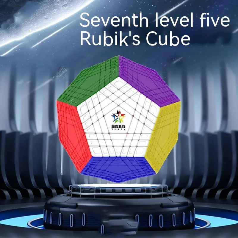 Real Color Shaped Dodecahedron Intelligence-benefiting Rubik's Cube