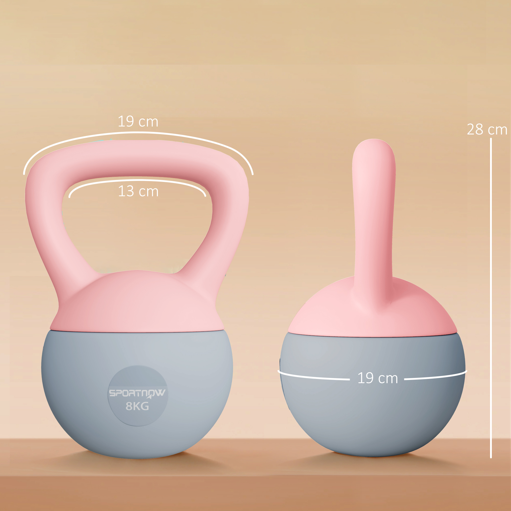 8Kg Soft Kettlebell With Anti Slip Handle, Suitable For Home Gym — image 11