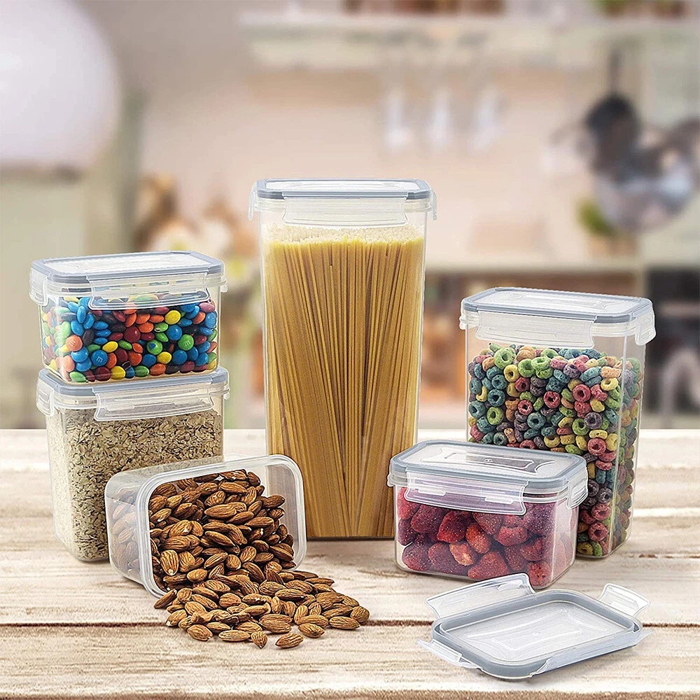 7XContainers Airtight Food Storage Kitchen Accessories Cereal Tub Lid Stackable — image 3