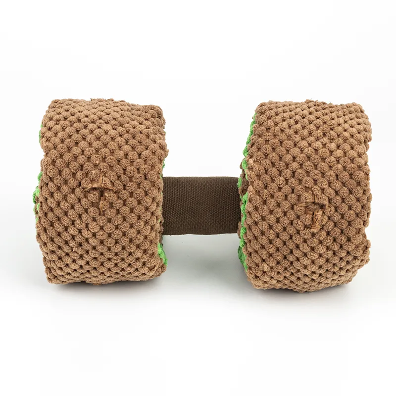 Puzzle Plush Dumbbell Snuffle Toys Interactive Puppy Dog Enrichment