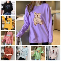 New Korean Women's Long-sleeved T-shirt Bottoming Shirt - Random Style 10Pcs-2Xl - View 1