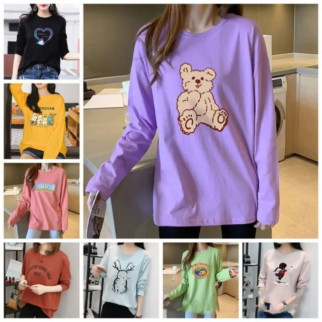 New Korean Women's Long sleeved T shirt Bottoming Shirt Random Style 10Pcs Xl - Shop at LoveMi